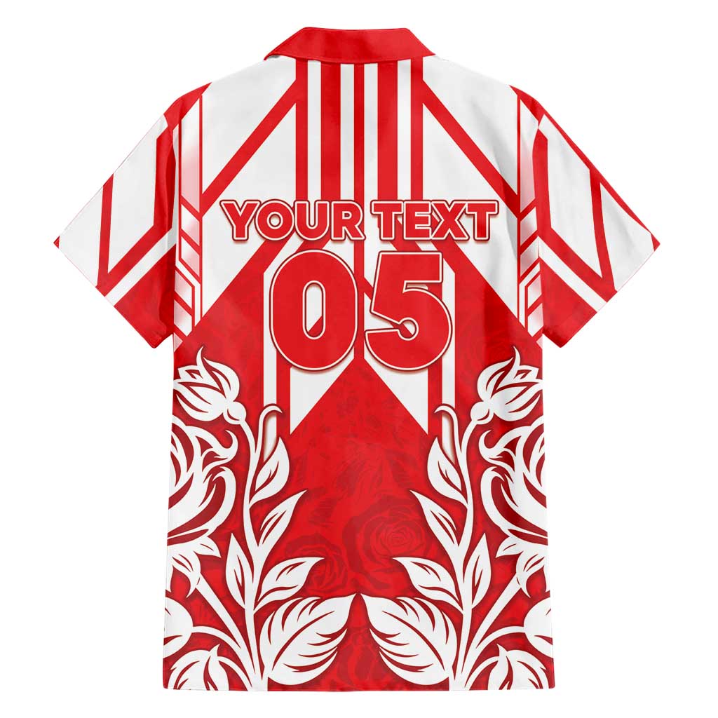 England Red Rose Rugby Custom Hawaiian Shirt Sporty Style - Wonder Print Shop