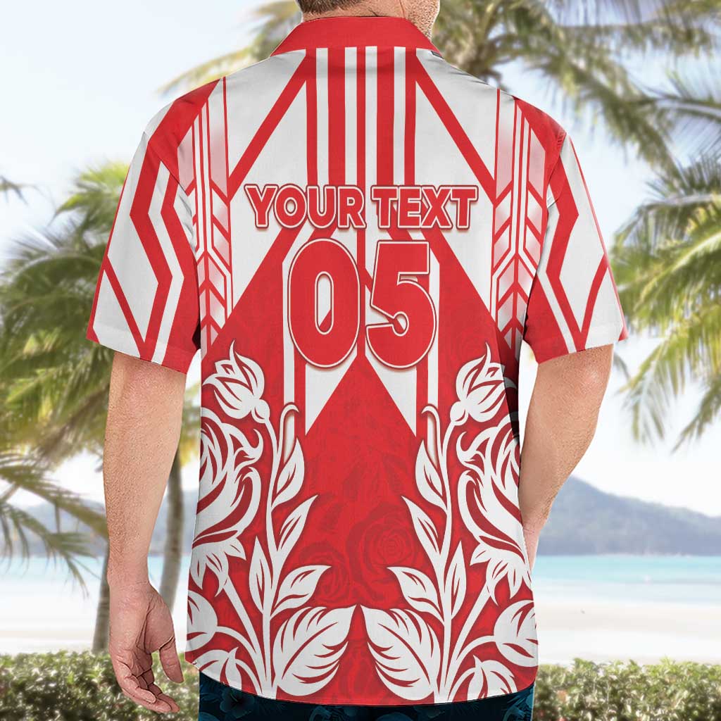 England Red Rose Rugby Custom Hawaiian Shirt Sporty Style - Wonder Print Shop