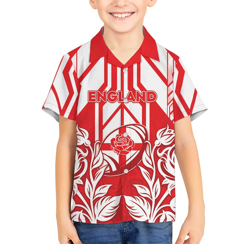 England Red Rose Rugby Custom Hawaiian Shirt Sporty Style - Wonder Print Shop