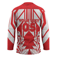 England Red Rose Rugby Custom Hockey Jersey Sporty Style - Wonder Print Shop
