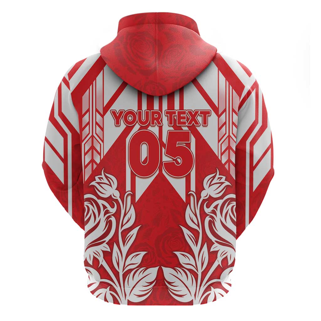 England Red Rose Rugby Custom Hoodie Sporty Style - Wonder Print Shop