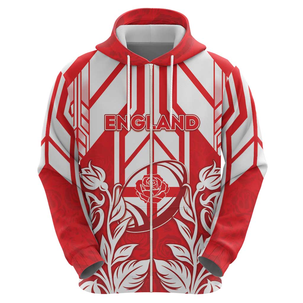 England Red Rose Rugby Custom Hoodie Sporty Style - Wonder Print Shop