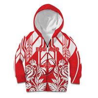 England Red Rose Rugby Custom Kid Hoodie Sporty Style - Wonder Print Shop
