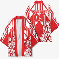 England Red Rose Rugby Custom Kimono Sporty Style - Wonder Print Shop