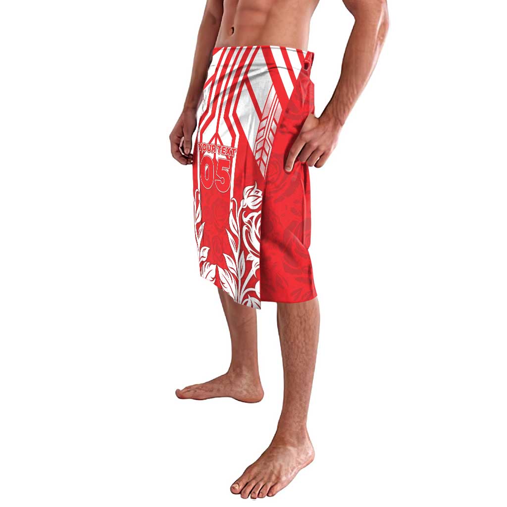 England Red Rose Rugby Custom Lavalava Sporty Style - Wonder Print Shop