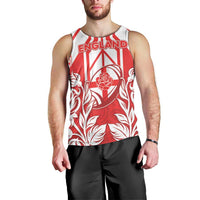 England Red Rose Rugby Custom Men Tank Top Sporty Style - Wonder Print Shop