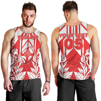 England Red Rose Rugby Custom Men Tank Top Sporty Style - Wonder Print Shop
