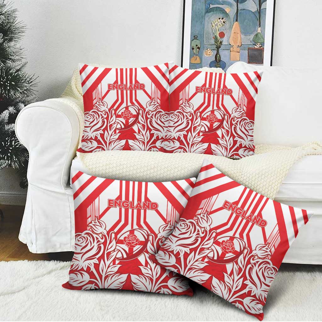 England Red Rose Rugby Pillow Cover Sporty Style - Wonder Print Shop