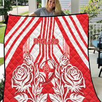 England Red Rose Rugby Quilt Sporty Style - Wonder Print Shop