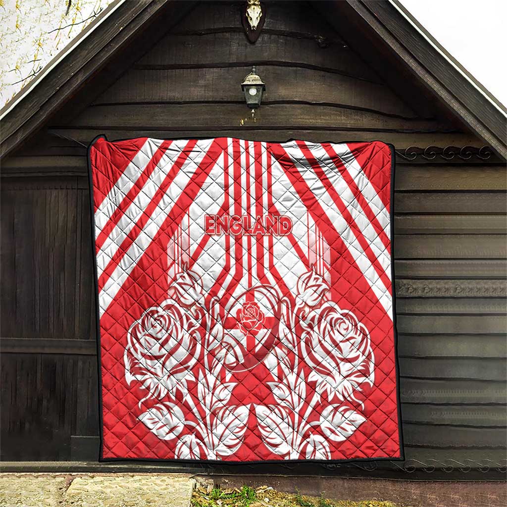 England Red Rose Rugby Quilt Sporty Style - Wonder Print Shop