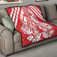 England Red Rose Rugby Quilt Sporty Style - Wonder Print Shop