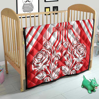 England Red Rose Rugby Quilt Sporty Style - Wonder Print Shop