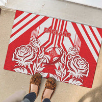 England Red Rose Rugby Rubber Doormat Sporty Style - Wonder Print Shop