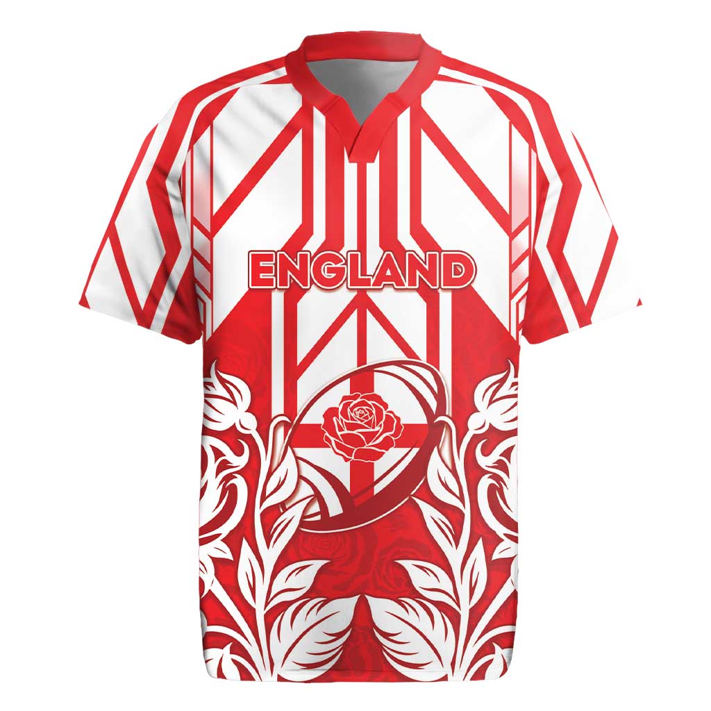 England Red Rose Rugby Custom Rugby Jersey Sporty Style - Wonder Print Shop