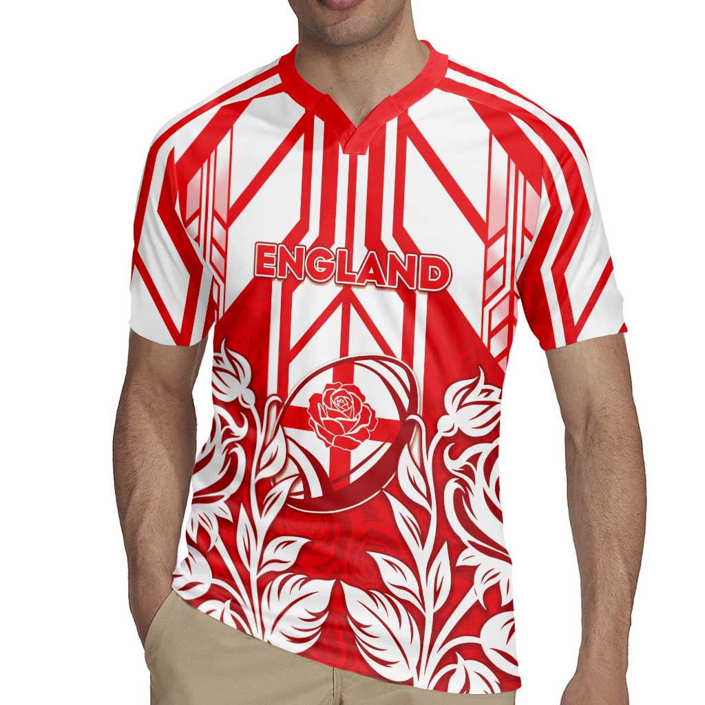 England Red Rose Rugby Custom Rugby Jersey Sporty Style - Wonder Print Shop