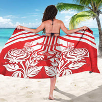 England Red Rose Rugby Sarong Sporty Style - Wonder Print Shop