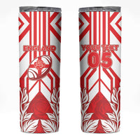 England Red Rose Rugby Custom Skinny Tumbler Sporty Style - Wonder Print Shop