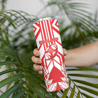 England Red Rose Rugby Custom Skinny Tumbler Sporty Style - Wonder Print Shop