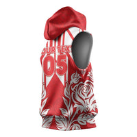 England Red Rose Rugby Custom Sleeveless Hoodie Sporty Style - Wonder Print Shop