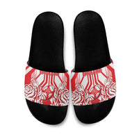 England Red Rose Rugby Slide Sandals Sporty Style - Wonder Print Shop