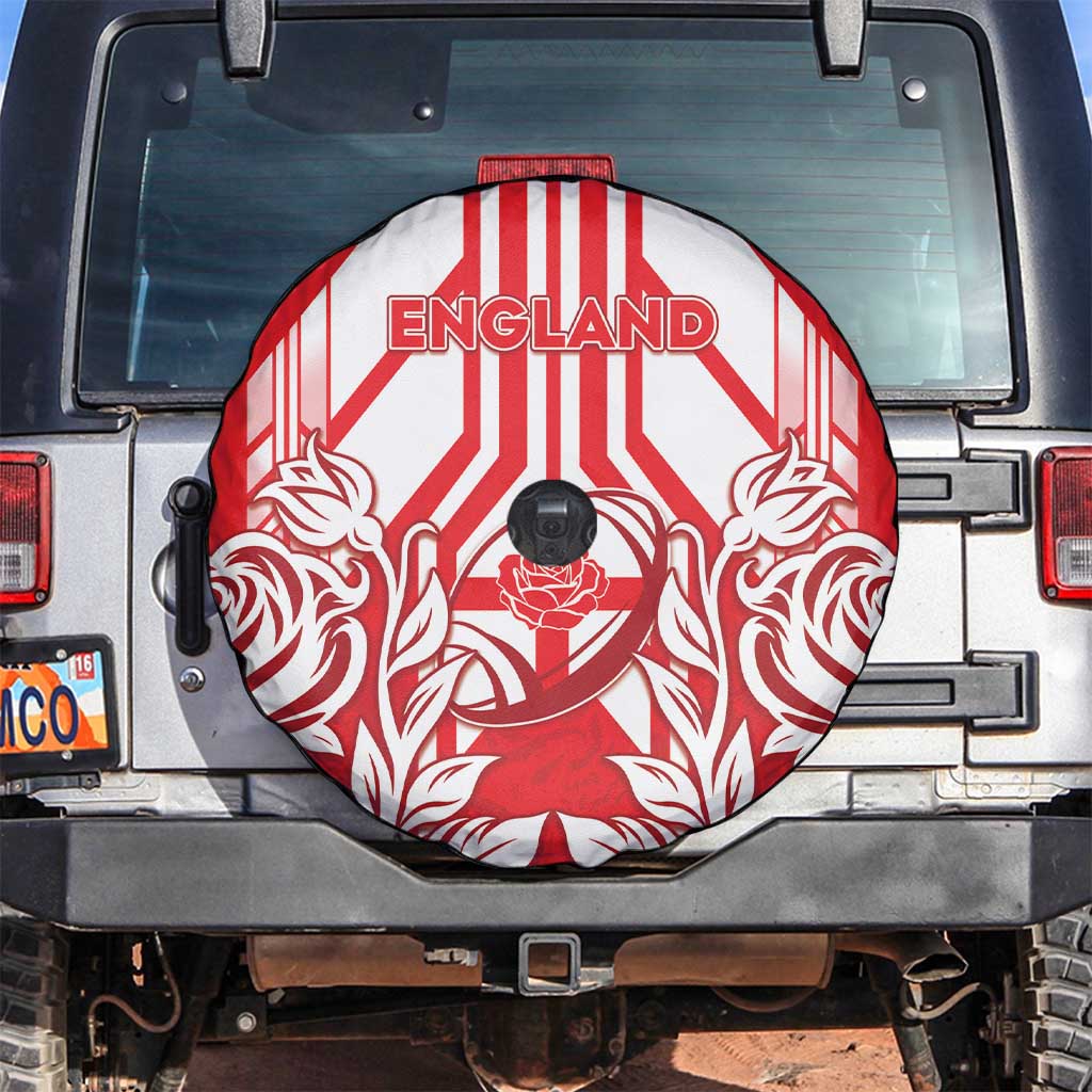 England Red Rose Rugby Spare Tire Cover Sporty Style - Wonder Print Shop