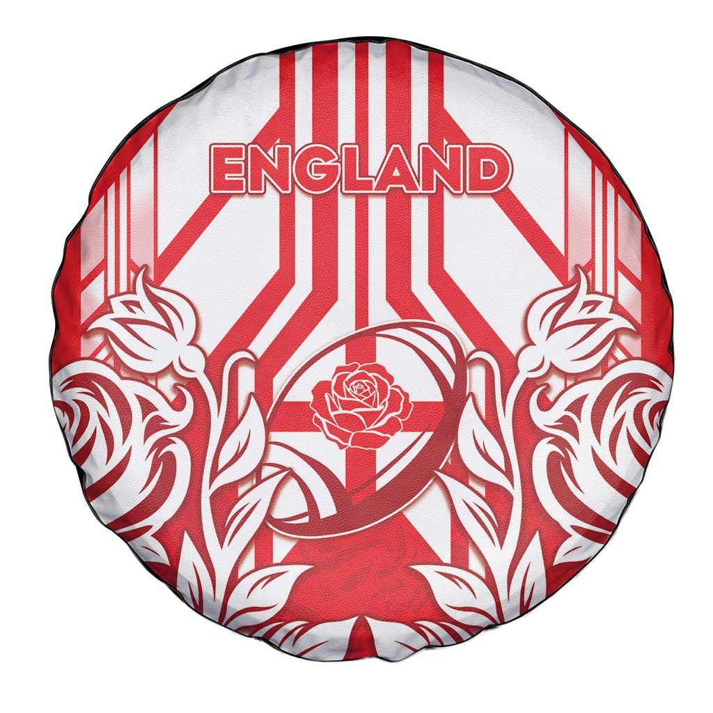 England Red Rose Rugby Spare Tire Cover Sporty Style - Wonder Print Shop