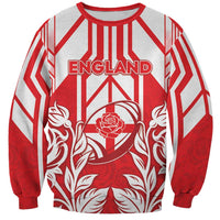 England Red Rose Rugby Custom Sweatshirt Sporty Style - Wonder Print Shop