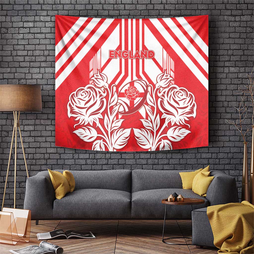 England Red Rose Rugby Tapestry Sporty Style - Wonder Print Shop