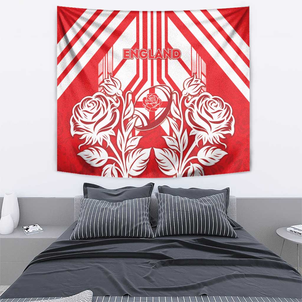 England Red Rose Rugby Tapestry Sporty Style - Wonder Print Shop