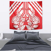 England Red Rose Rugby Tapestry Sporty Style - Wonder Print Shop