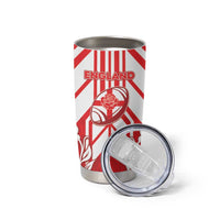 England Red Rose Rugby Custom Tumbler Cup Sporty Style - Wonder Print Shop