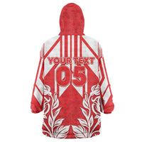 England Red Rose Rugby Custom Wearable Blanket Hoodie Sporty Style - Wonder Print Shop