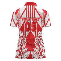 England Red Rose Rugby Custom Women Polo Shirt Sporty Style - Wonder Print Shop