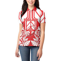 England Red Rose Rugby Custom Women Polo Shirt Sporty Style - Wonder Print Shop