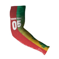 South Africa And England Rugby Custom Arm Sleeves Springboks And Red Rose Together - Wonder Print Shop