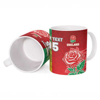 South Africa And England Rugby Custom Ceramic Mug Springboks And Red Rose Together - Wonder Print Shop