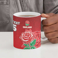 South Africa And England Rugby Custom Ceramic Mug Springboks And Red Rose Together - Wonder Print Shop