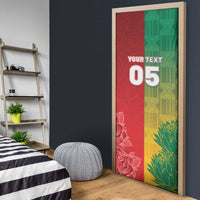 South Africa And England Rugby Custom Door Cover Springboks And Red Rose Together - Wonder Print Shop