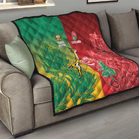 South Africa And England Rugby Quilt Springboks And Red Rose Together - Wonder Print Shop