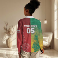 South Africa And England Rugby Custom Women Casual Shirt Springboks And Red Rose Together - Wonder Print Shop