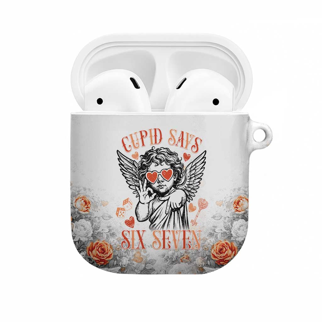 Funny Valentines Day AirPods Case Cupid Says 67