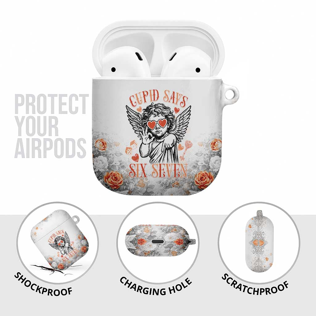 Funny Valentines Day AirPods Case Cupid Says 67
