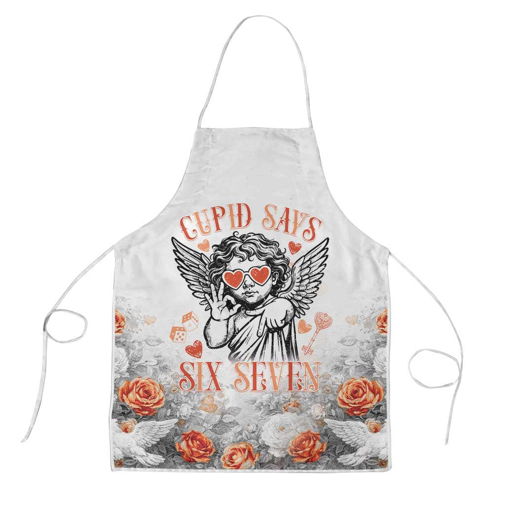 Funny Valentines Day Apron Cupid Says 67