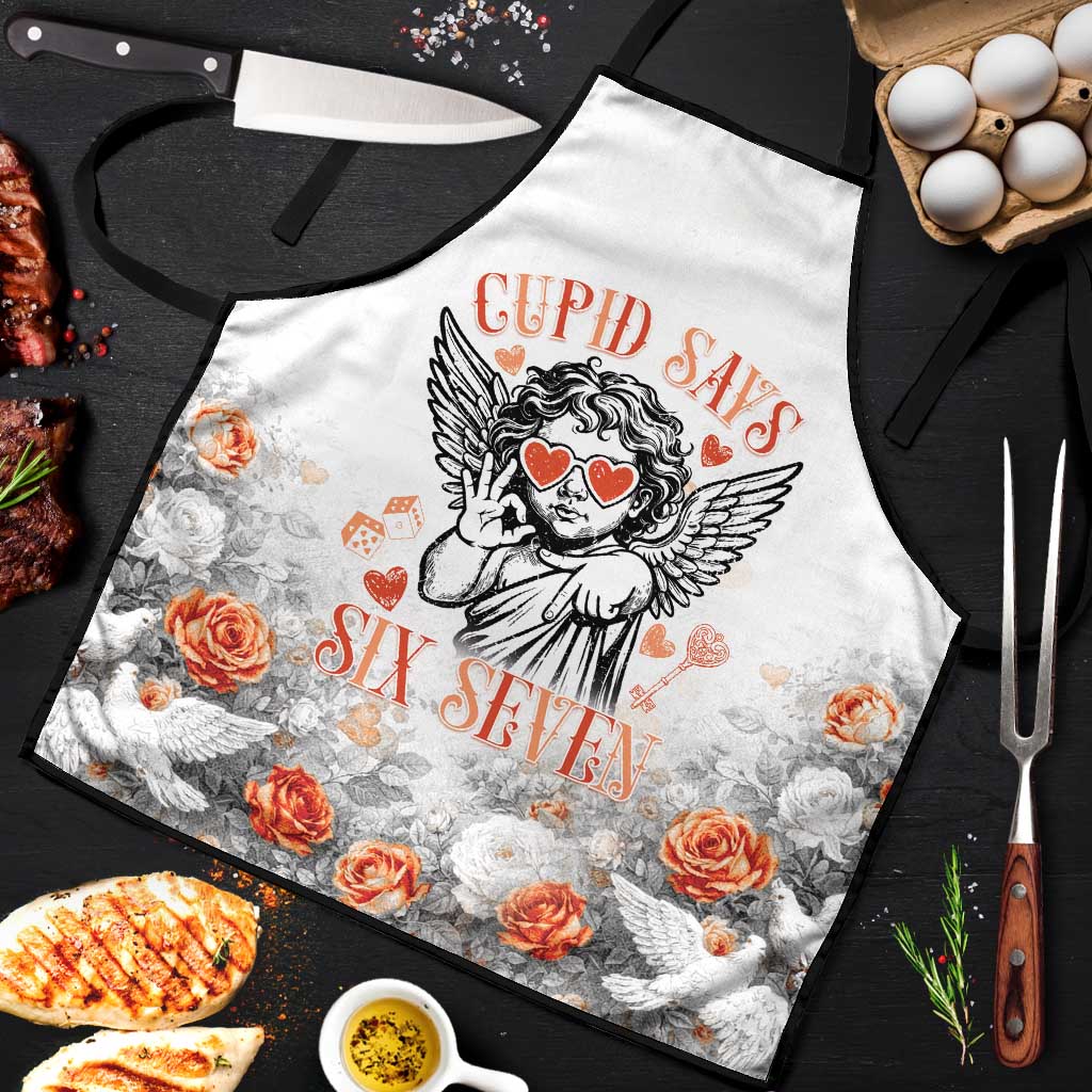 Funny Valentines Day Apron Cupid Says 67