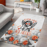Funny Valentines Day Area Rug Cupid Says 67