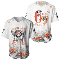 Funny Valentines Day Baseball Jersey Cupid Says 67