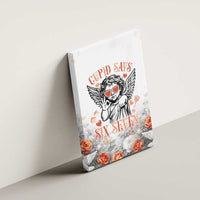 Funny Valentines Day Canvas Wall Art Cupid Says 67