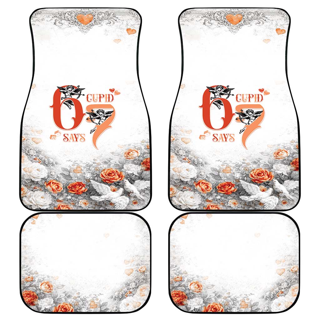 Funny Valentines Day Car Mats Cupid Says 67