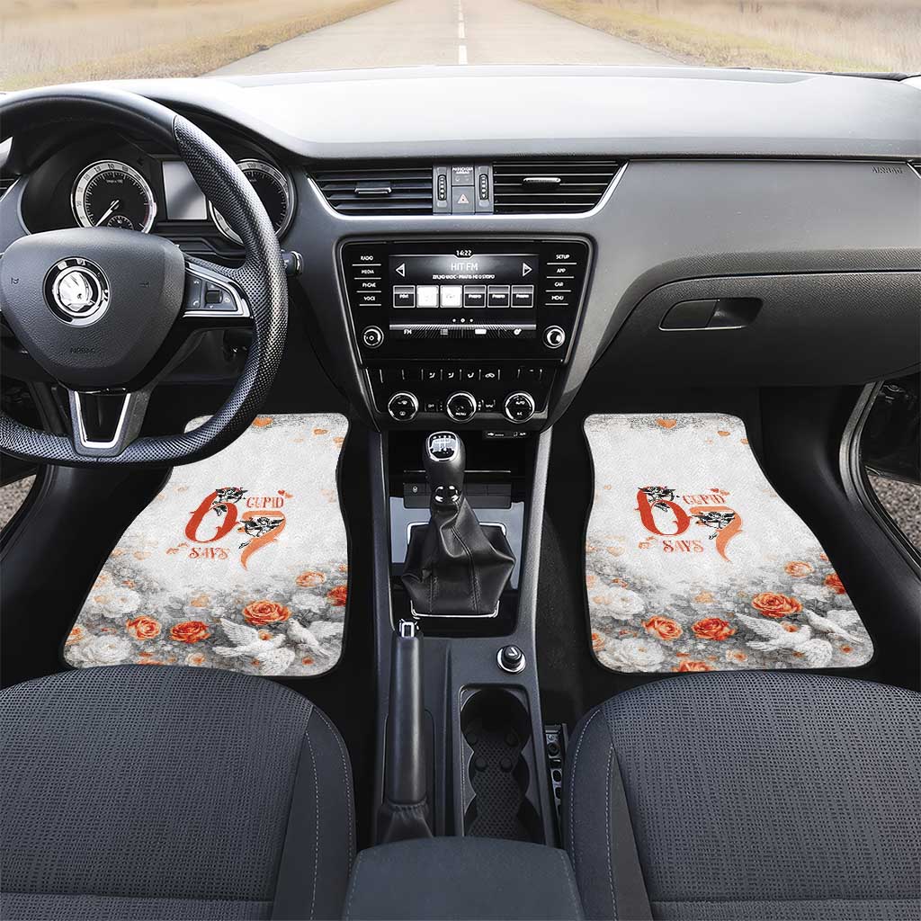 Funny Valentines Day Car Mats Cupid Says 67
