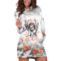 Funny Valentines Day Hoodie Dress Cupid Says 67